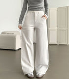 Loose Wide Span Banding Cotton Pants