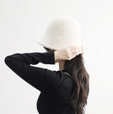 Chaki fleece bucket hat
