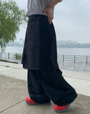 Shamt nylon wrap skirt pants