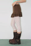 PUNCHING FRILL MINI SKIRT