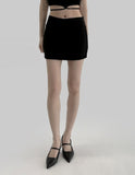 Libra Jersey Miniskirt