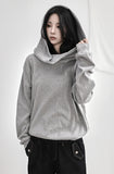 Off wide ribbed hoodie