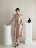 Resento Button Collar One Piece (Belt set)