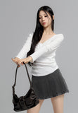 Scatter Pleated Skirt