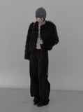 Coteo Crop Fur Jacket