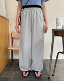 Pinjo Side Button String Banding Pants