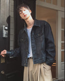 Creep Vintage Leather Trucker Jacket