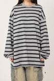 Relaxed stripe long sleeve