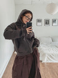 Champ Brushed Hood Zip-Up