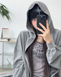 Nian Pigment Stripe Hood Zip-up