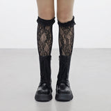Micken lace knee socks