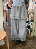 Jehin Wide Banding Skirt Pants