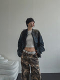 Urban Big Pocket Washing Denim Jacket