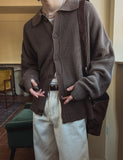 Hachi warmer balloon collar cardigan
