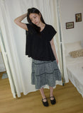 Henil Mesh See-through Tabi Mary Jane Flat Shoes