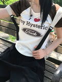 HYSTERIC RAGLAN HALF T