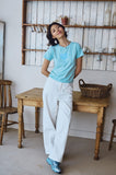 Zesty Heart Crop Short Sleeve Tee