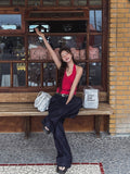 sticky knit halter sleeveless