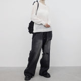 Tien see-through mesh knitwear
