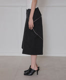 Asymmetrical Bermuda Shorts