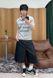 Tide Slim Lettering Collar Tee