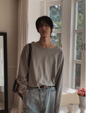 Chris Boatneck Loose Fit Button Long Sleeve T-Shirt