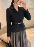 Meryl Banding Two-Tone Double Tulle Skirt