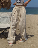 [U-BASIC] Summer Pintuck Linen Wide Pants