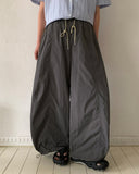Monters Banding Balloon Wide Nylon Pants