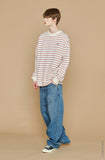 Stripe Kome Logo Long Sleeve