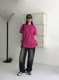 [UNISEX] Tiffen Daily Plain Oversized Fit Short-Sleeved T-shirt