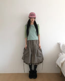 Repo Color Matching Button Three Quarter T-shirt