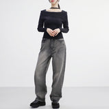 Ray Wide Denim Pants