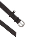 [Real Leather] Suede Oblique Keyring Belt