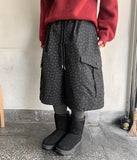 Tamiki banding dot cargo bermuda pants