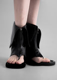 Open frame zip boots