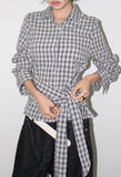 SIDE STRAP CHECK SHIRT