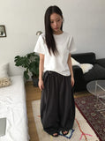 Chier Belt Set Cotton Wide Banding Pants