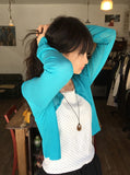 Pocon U-neck Color Basic Cardigan