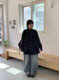 [Unisex] Le Poquin Basic Over Long Sleeve Shirt