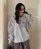 Rippy Star Printing Over Hood Zip-up