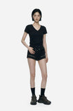 X Eyelet Shorts