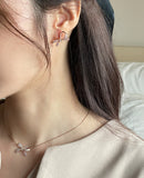 Rendine Ribbon Cubic Earring
