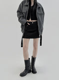 Shop pocket leather blouson