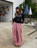 Eto Summer See-through Shoulder Slit Knit
