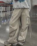 Earop Pigment Cargo Wide Pants