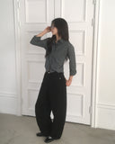 Hibun Wide Long Cotton Pants