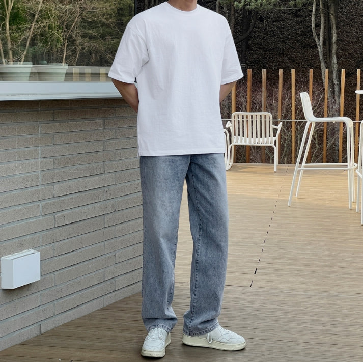 【MODERNIF】Cozy Gracie Wide Denim Pants modernif (モダンイフ) - コージーグレーシーワイドデニムパンツ