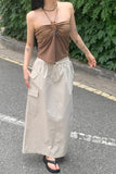 mars banding cargo long skirt