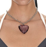 Acrylic Heart Necklace